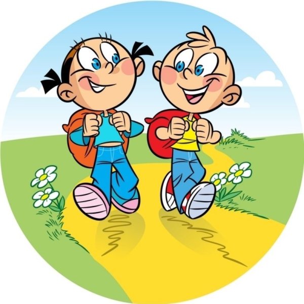 Туристы мультяшные