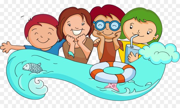 Детский лагерь мультяшный