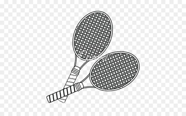 Теннисная ракетка раскраска