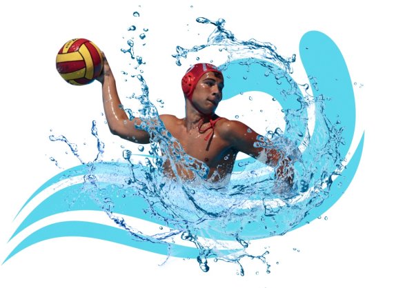Водное поло иллюстрация