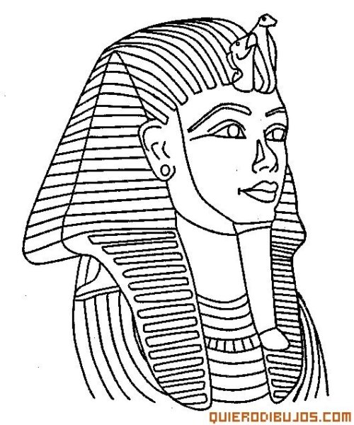 Нефертити Египет рисунок