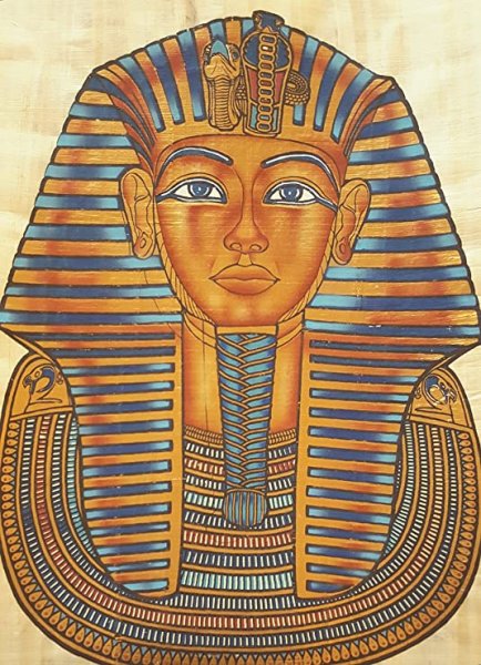 Маска фараона Тутанхамона рисунок