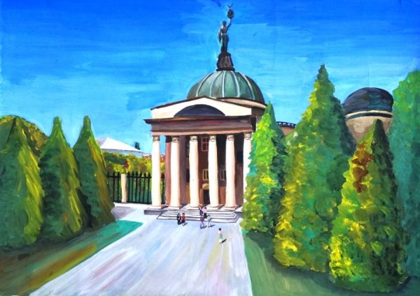 Детский рисунок планетарий Волгоград