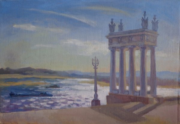 Ротонда Волгоград рисунок