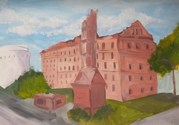 Рисунок на тему наш город Волгоград