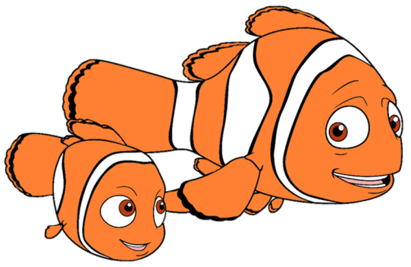 Рыбка дори разукраска