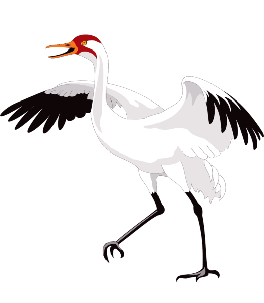 Журавль оригами