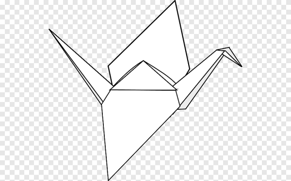 Журавль контур