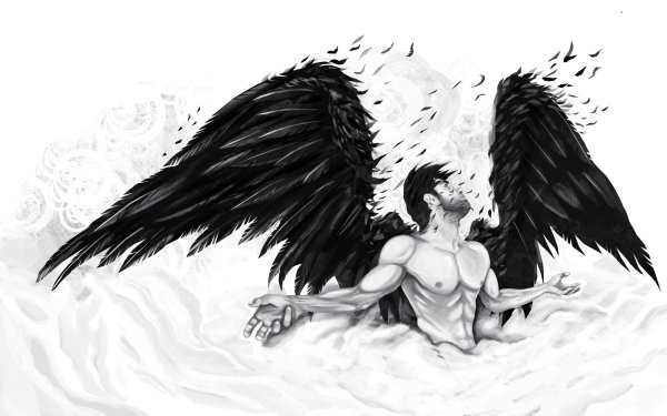 Грустный ангел аниме