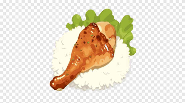 Нарисовать жареную курицу