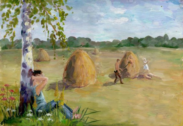 Виктор Иванов художник Косцы