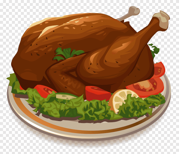 Жареная курица в мультиках