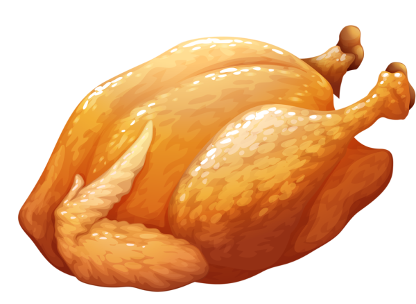 Тушка курицы вектор