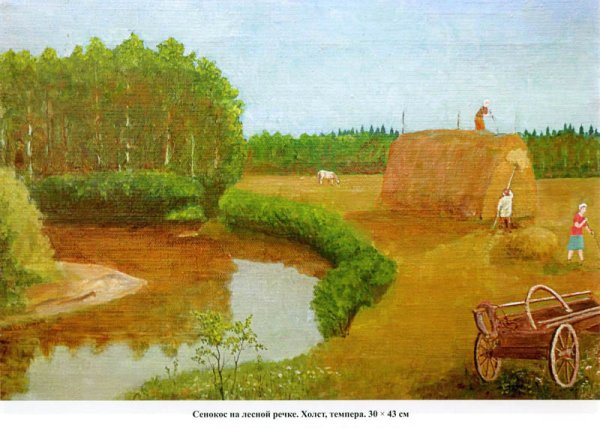 Деревня сенокос речка