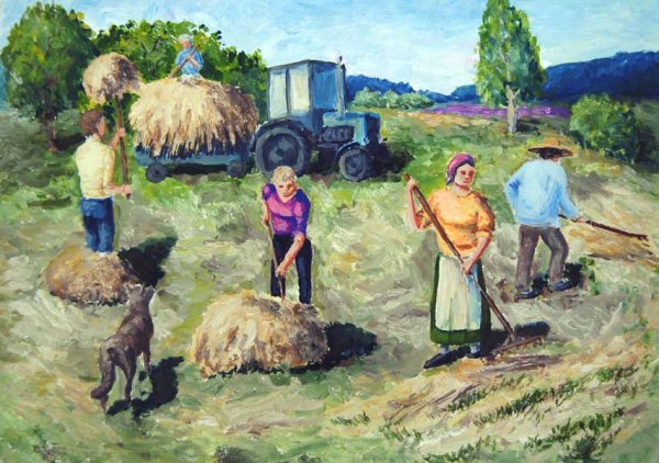 Петр Кончаловский сенокос