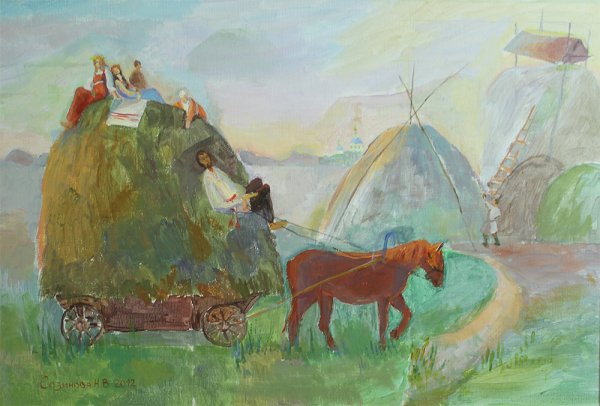 Петр Кончаловский сенокос