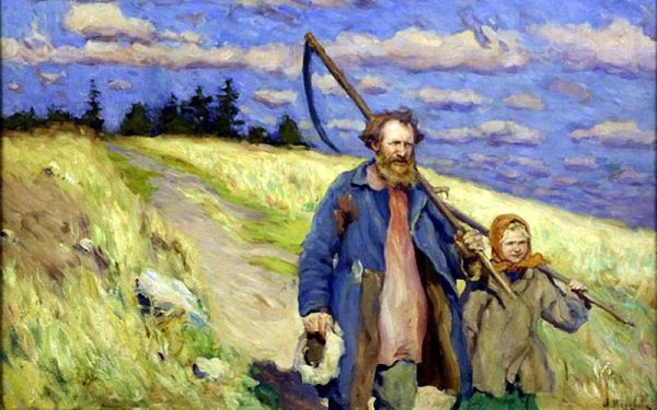 Художник Петр Кончаловский сенокос