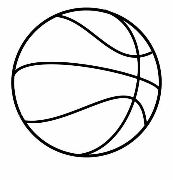 Баскетбольный мяч черно белый