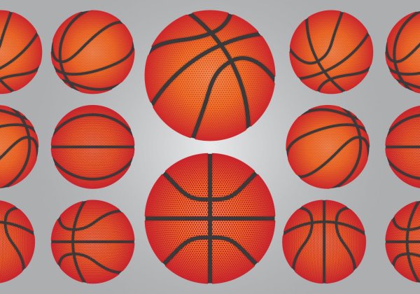 Баскетбольный мяч арт