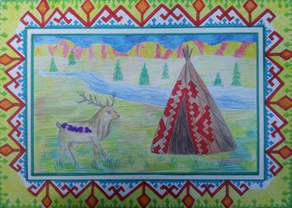 Югра рисунки Ханты манси