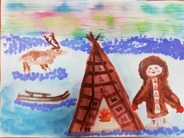 Рисунок на тему Республика Коми