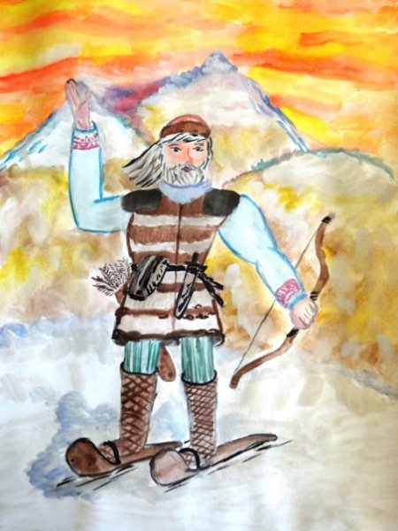 Пера богатырь герой Коми