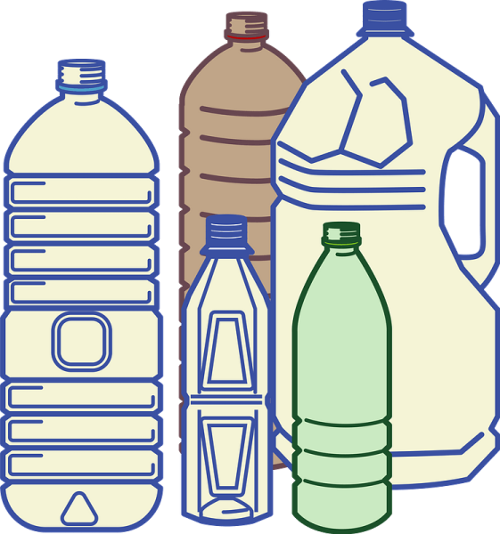 Бутылка воды мультяшная