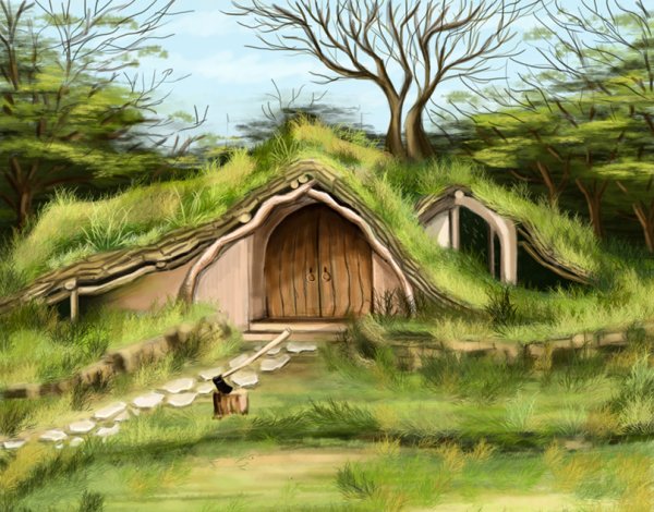 Детские домики землянки