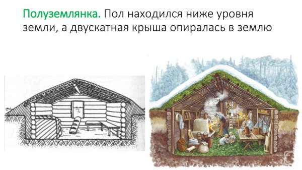Землянка жилище древних славян