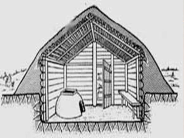 Землянка рисунок для детей