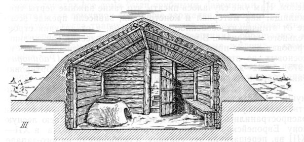 Полуземлянка в древней Руси