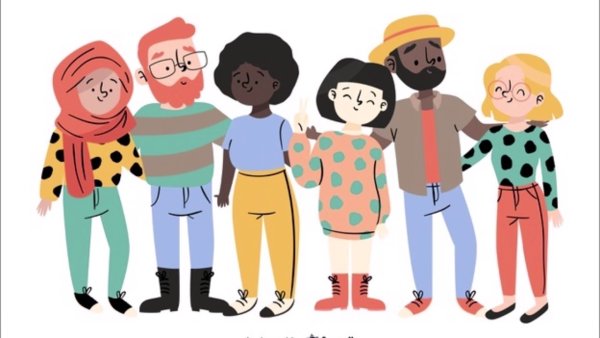 Раскраска народы мира