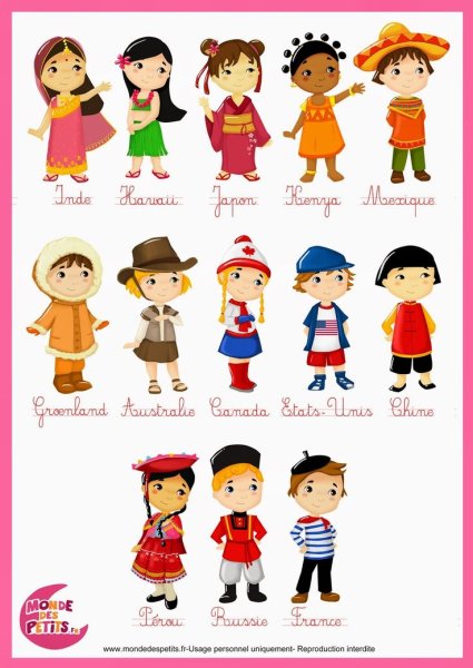 Дети Планета разные