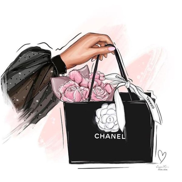 Шанель иллюстрации