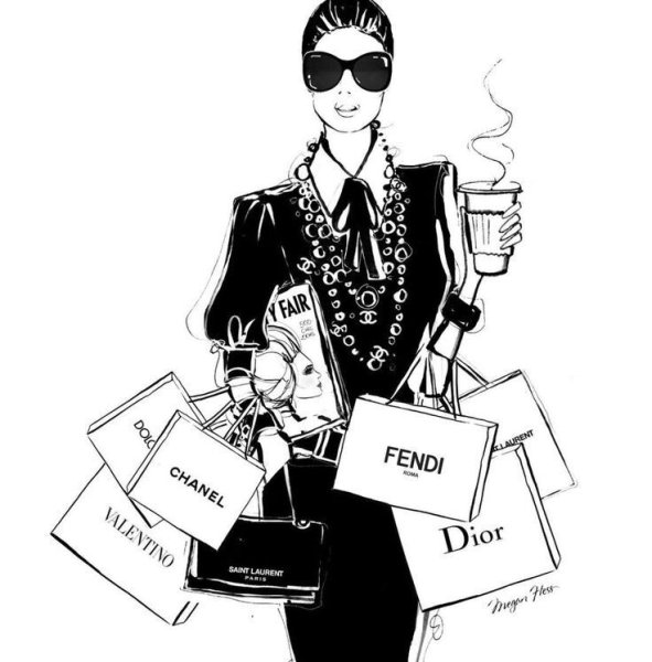 Chanel иллюстрации