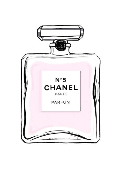 Коко Шанель духи 5 рисунок