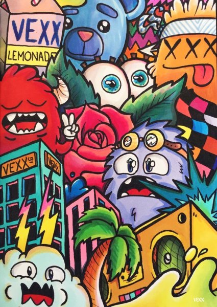 Граффити дудл