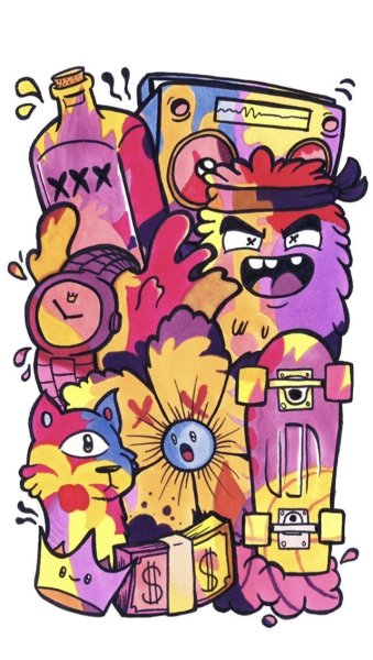 Дудл арт Vexx