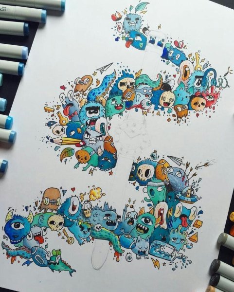 Дудл арт Vexx