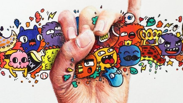 Дудл арт Vexx