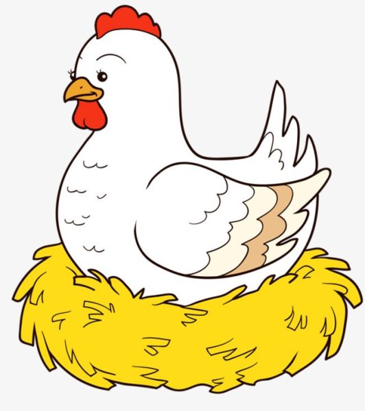 Нарисовать курицу