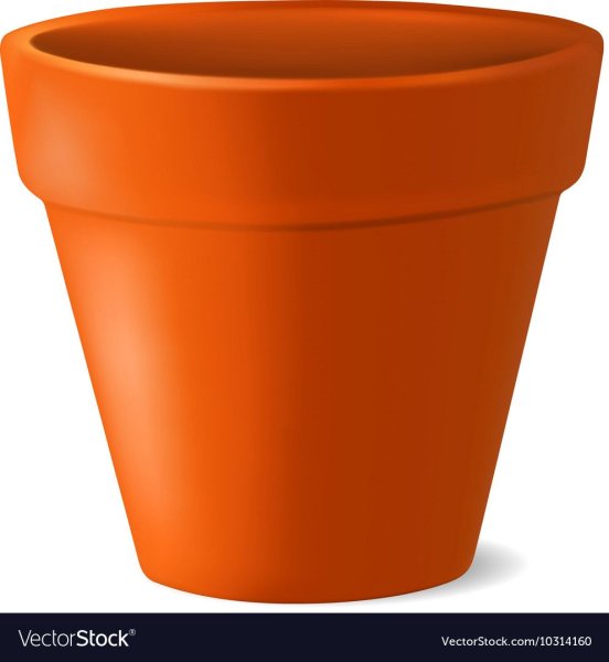 Рисование цветок в горшке