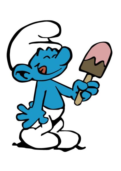 Смурфики для срисовки