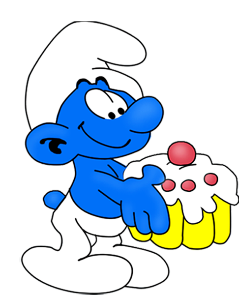 Смурфик Smurfs папа Смурф