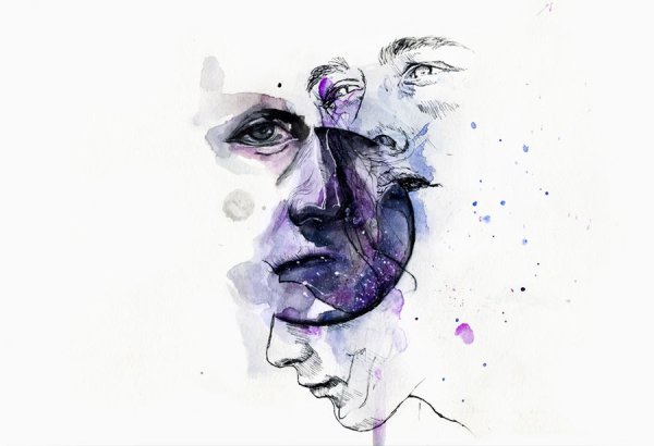 Раздвоение личности зарисовки