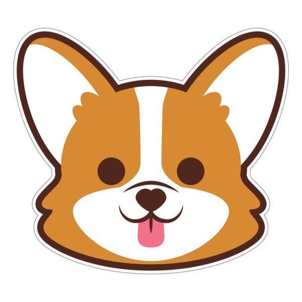 Очертание морды собаки