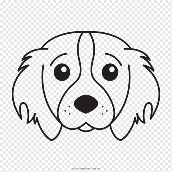 Контур головы собаки