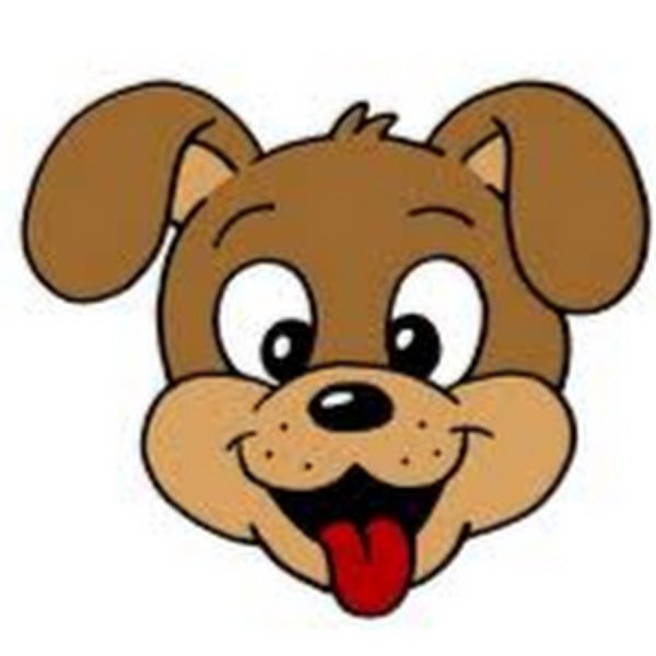 Голова собаки мультяшная