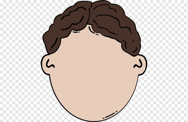 Голова без лица мультяшная