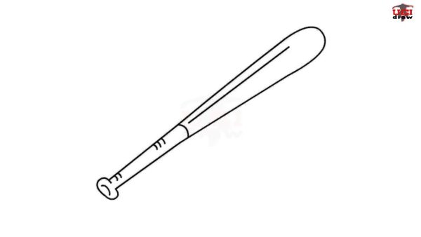 Бейсбольная бита эскиз